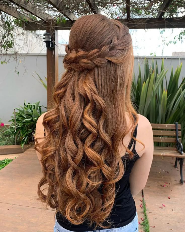 Glam Curls Updo