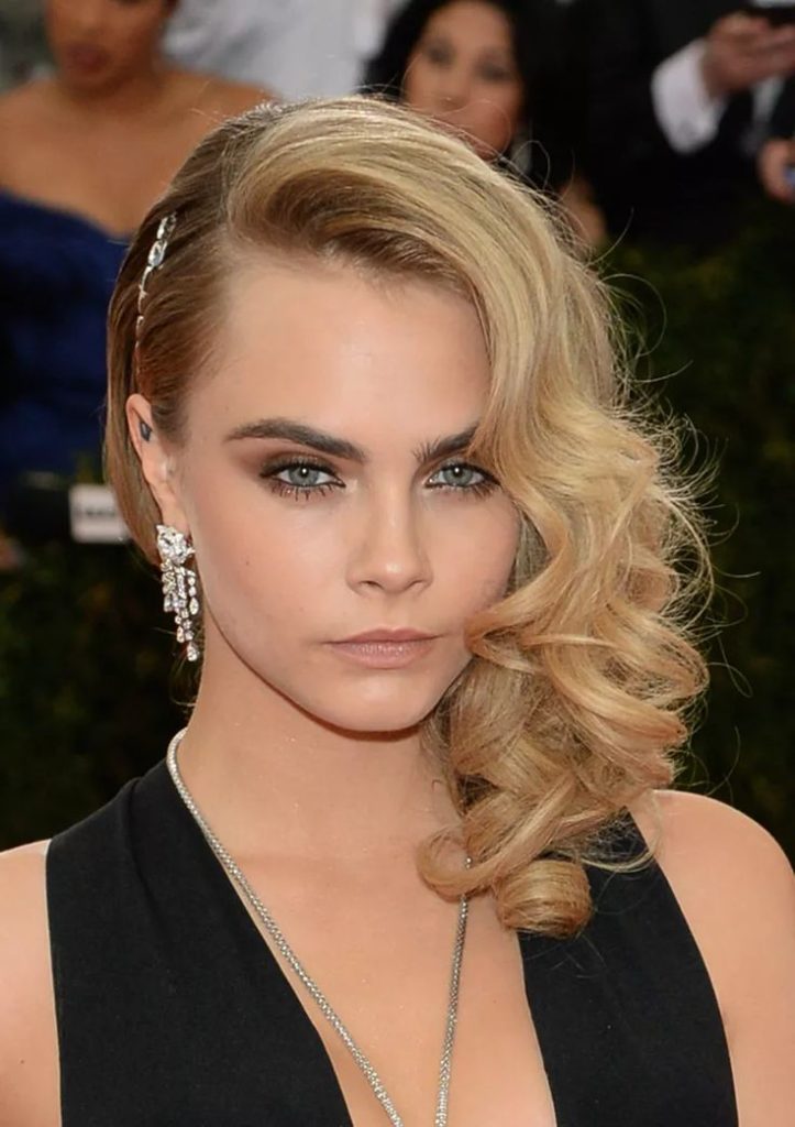 Chic Swept Curls