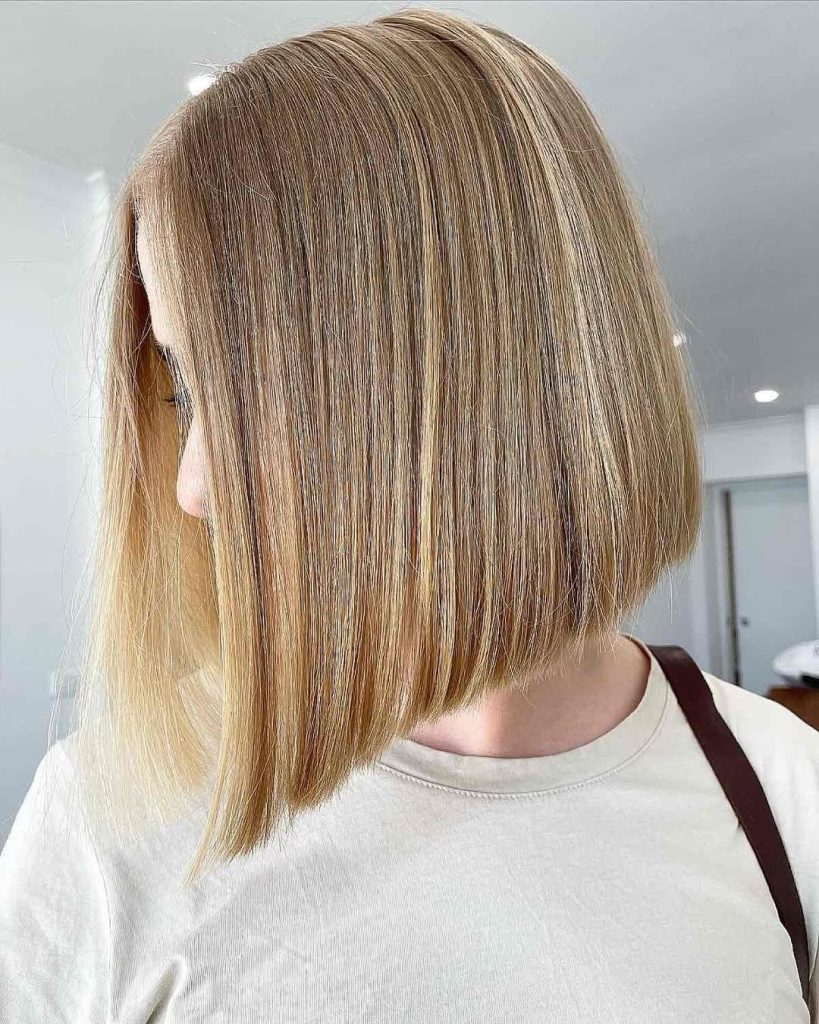 Angled Blunt Bob