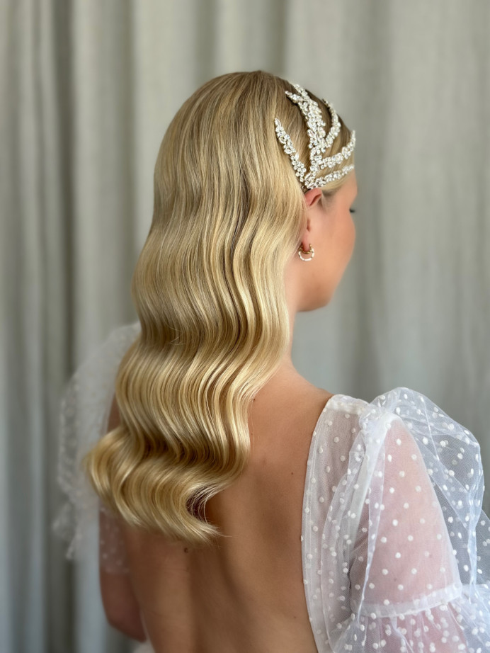 Tousled Bridal Waves
