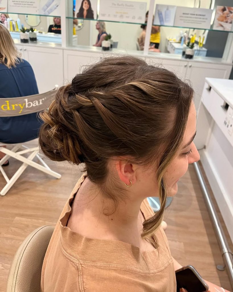 Twisted Low Bun
