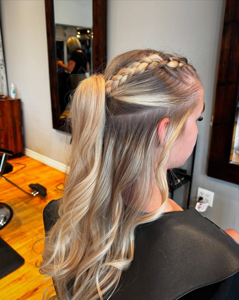 Twisted Ponytail Glam