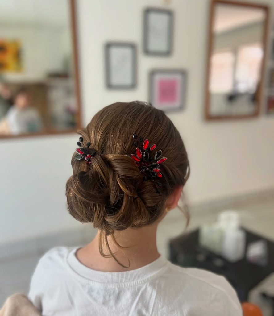 Boho Braided Bun