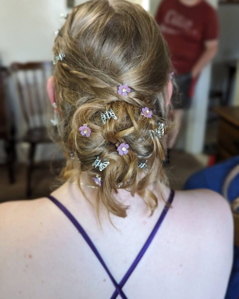 Rosette Bun Updo