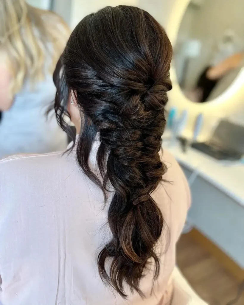 Messy Fishtail Braid