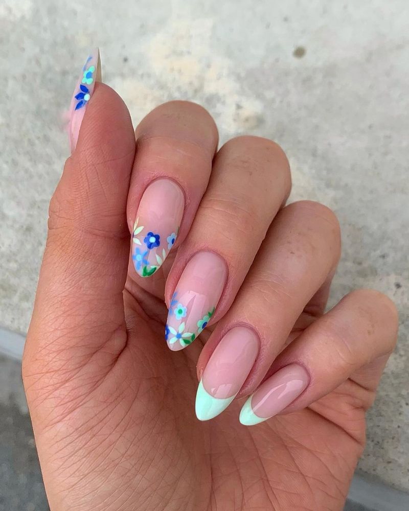 Blue Florals