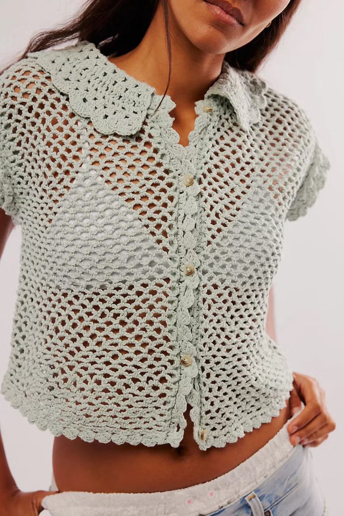 Transparent Crochet  Beauty

