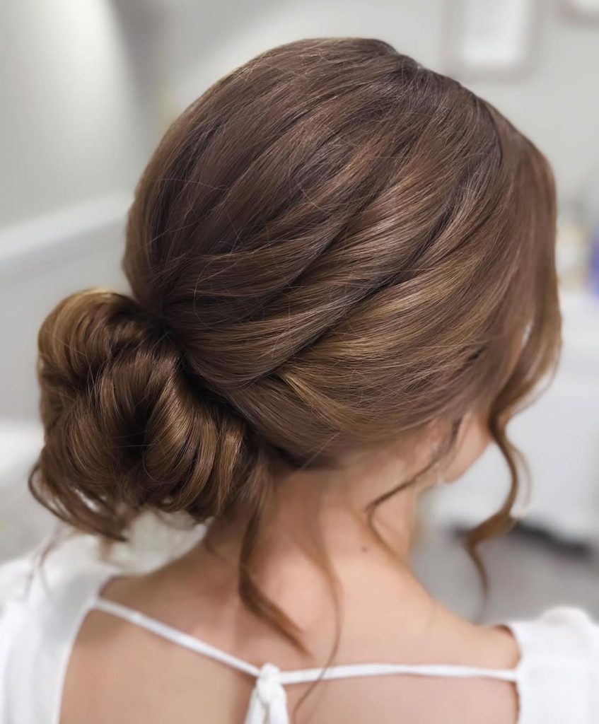 Messy Swirl Bun