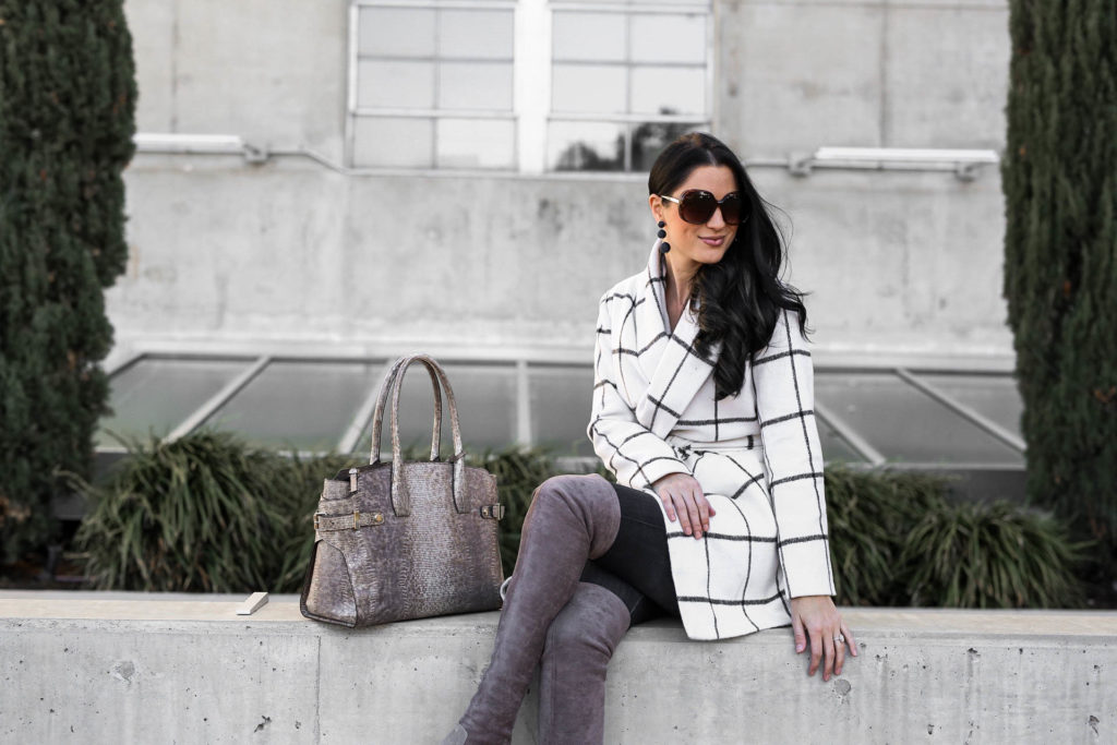 Checked Blazer Style

