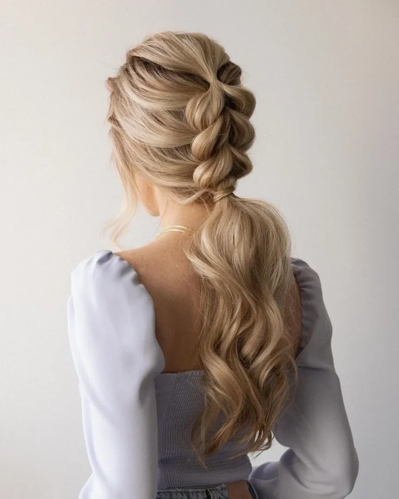 Twisted Crown Ponytail