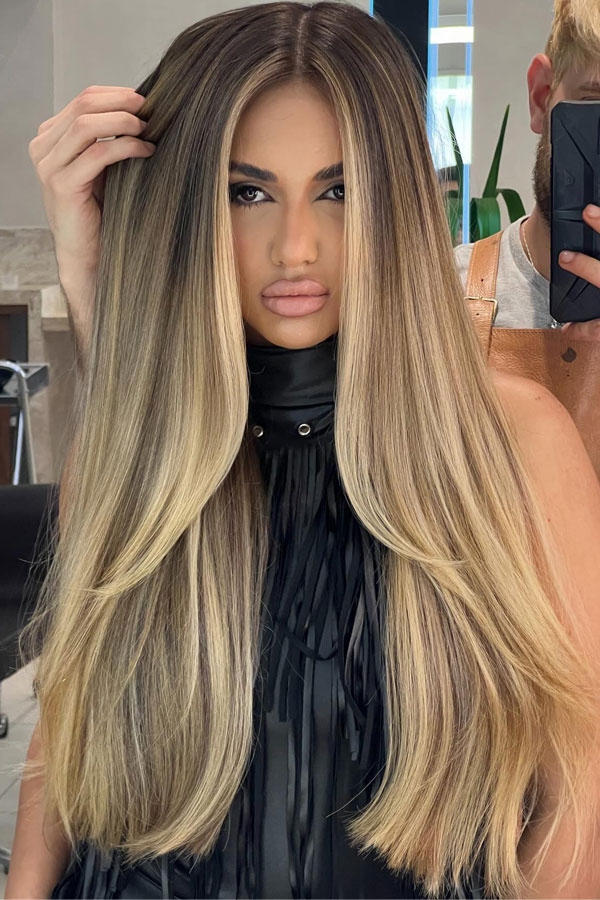 Long Blonde Hair