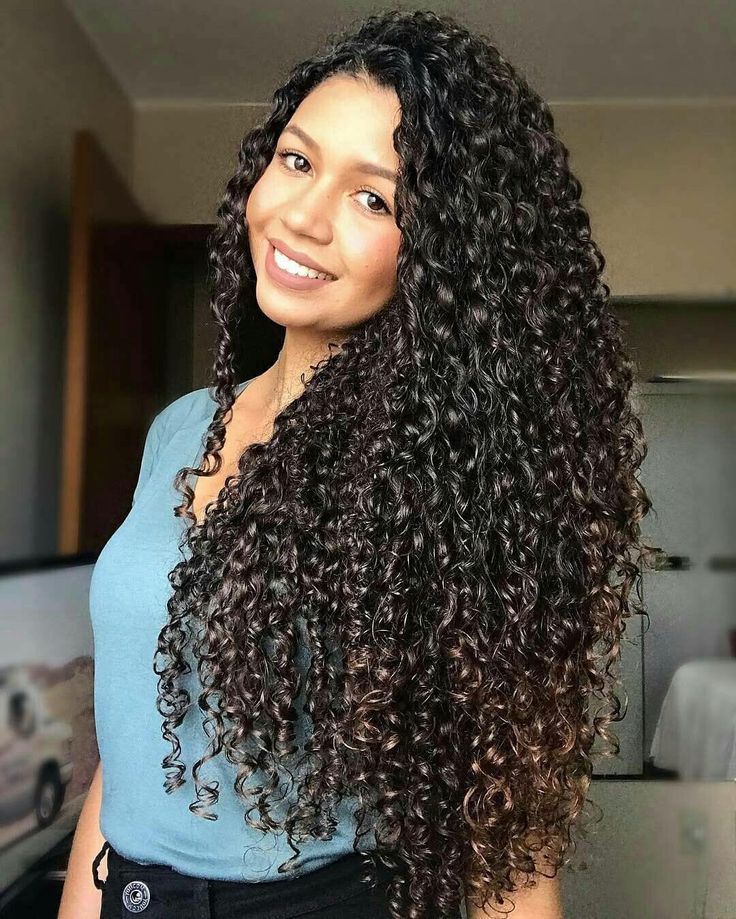 Long Curly Hair