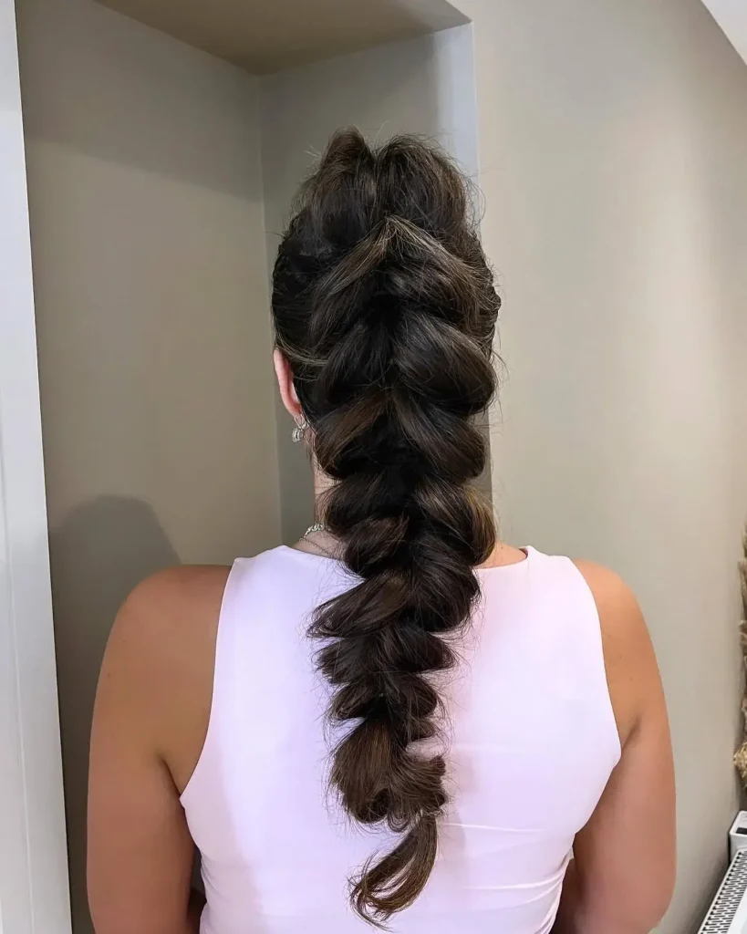 Messy Fishtail Braid