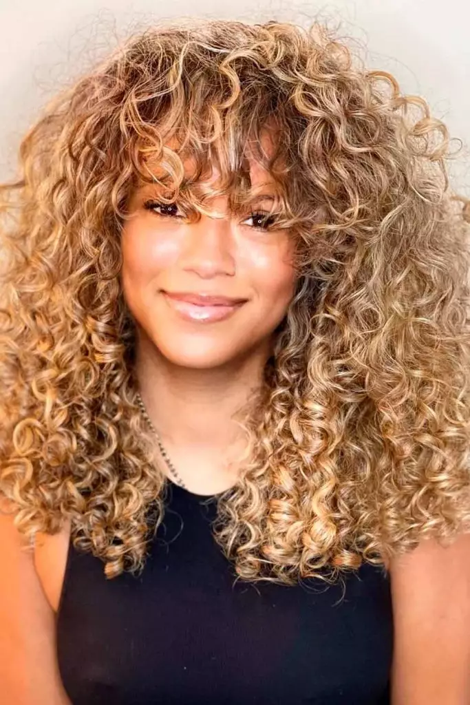 Curly Bangs Charm