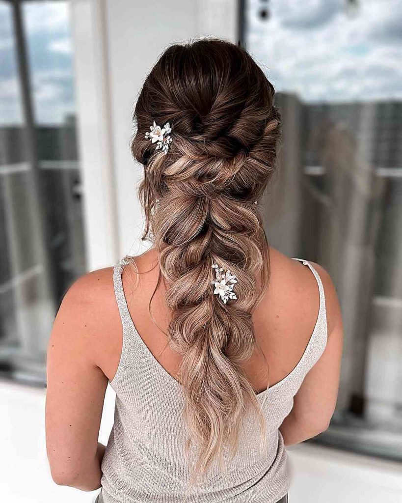 Low Braided Chignon